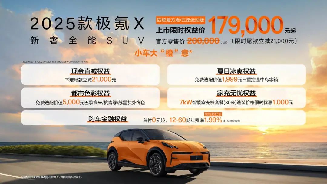 直降2万1的新款极氪X，太想进步了