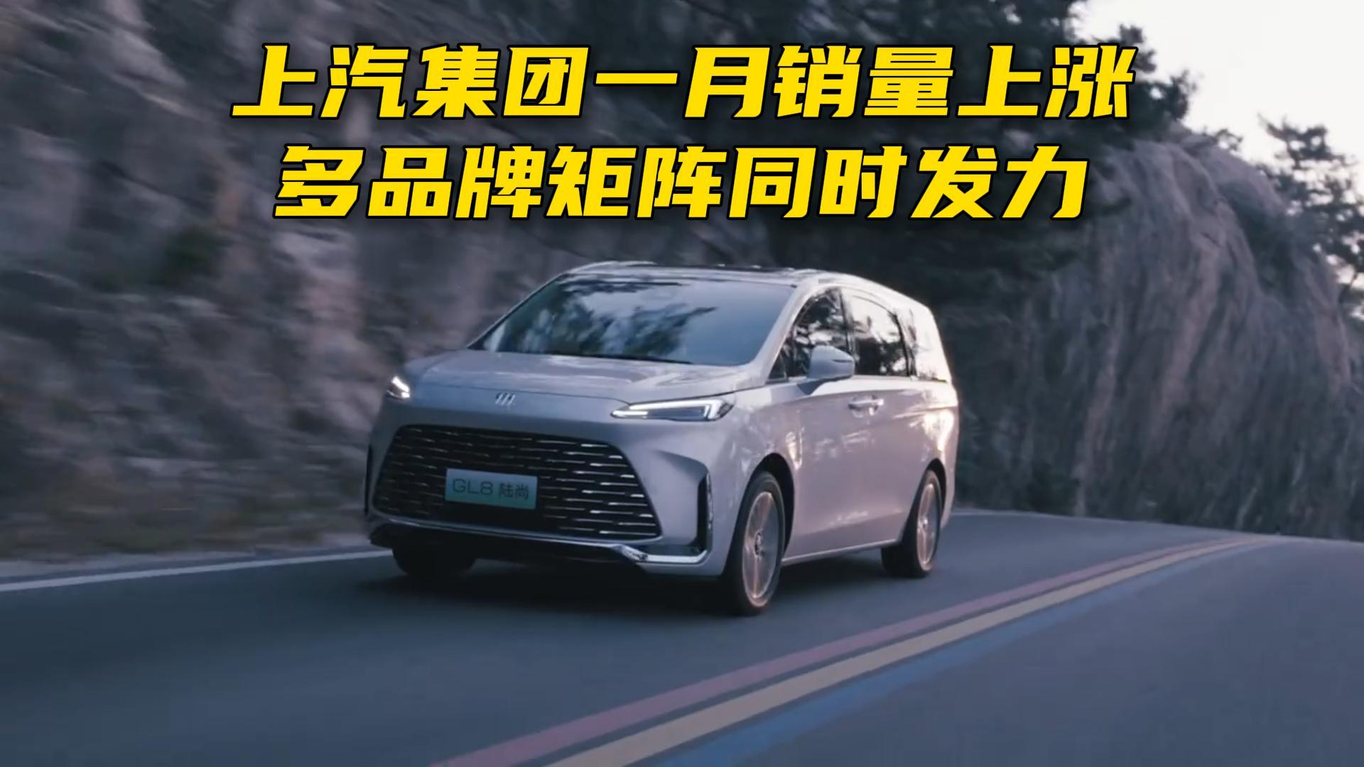 多品牌矩阵同时发力，上汽集团一月销量上涨