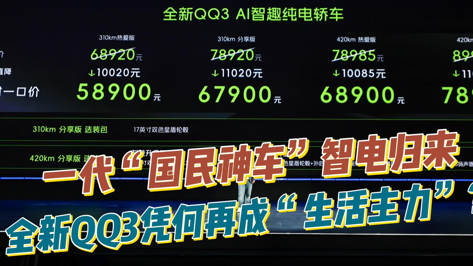 一代“国民神车”智电归来，全新QQ3凭何再成“生活主力”？