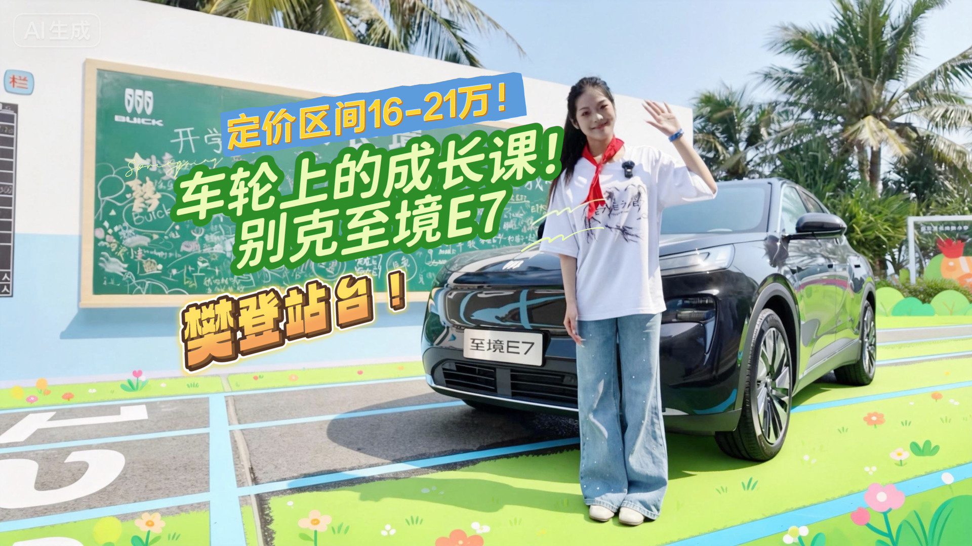 樊登站台！定价区间16-21万！别克至境E7“车轮上的成长课”快乐开讲！