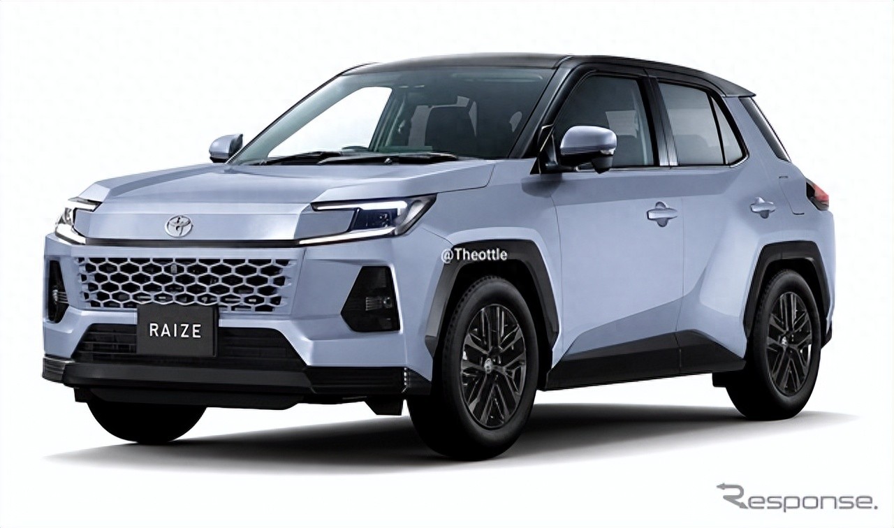 丰田全新Raize曝光：外观向RAV4靠拢，或将迎来上市以来最大升级