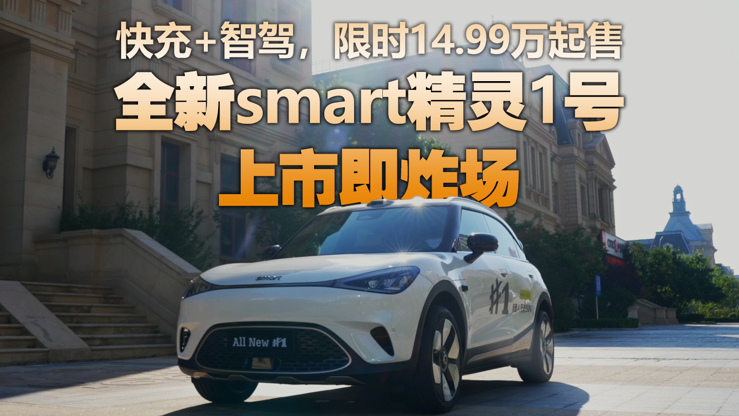 豪华小车超优解,全新smart精灵1号上市,14.99万起
