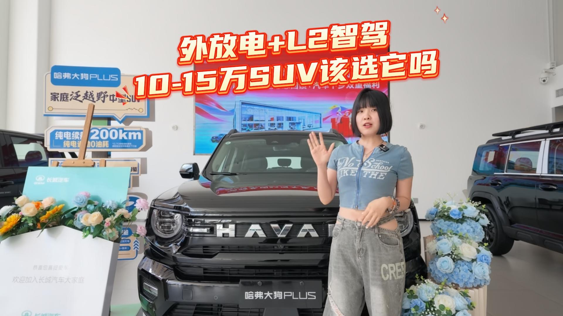 实拍哈弗大狗 PLUS,外放电 + L2 智驾,10‑15 万 SUV 该选它吗