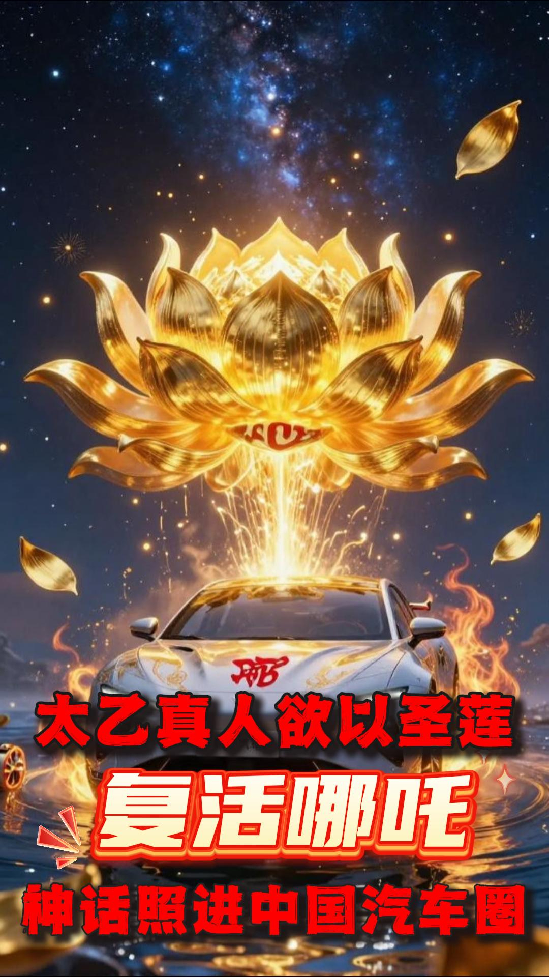 太乙真人欲以圣莲复活哪吒 神话照进了中国汽车圈