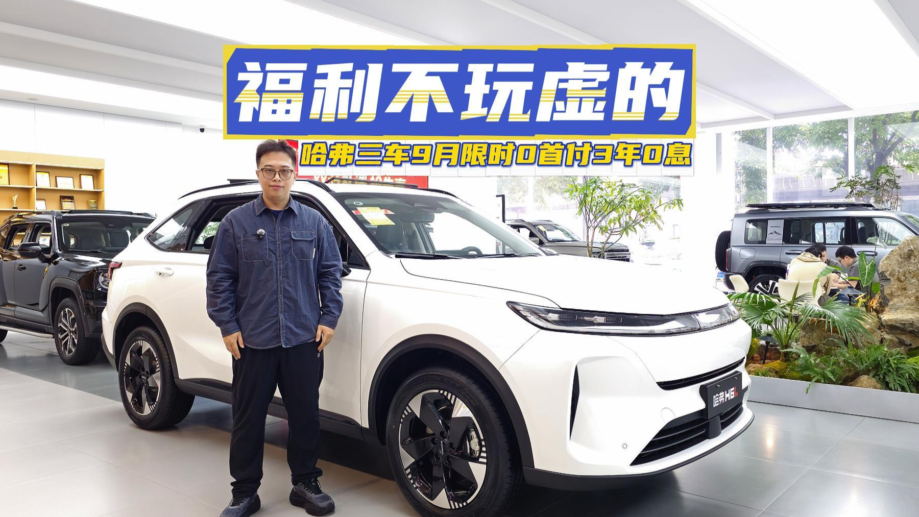 无套路购车！哈弗三车9月限时0首付3年0息，现金+置换补贴直接拉满